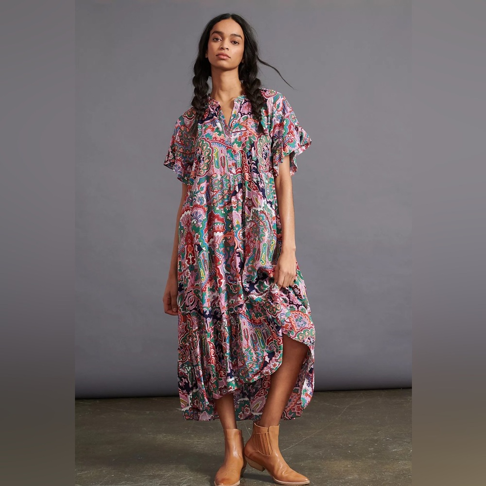 Anthropologie Maeve Antoinette Maci‎ Dress Size XS